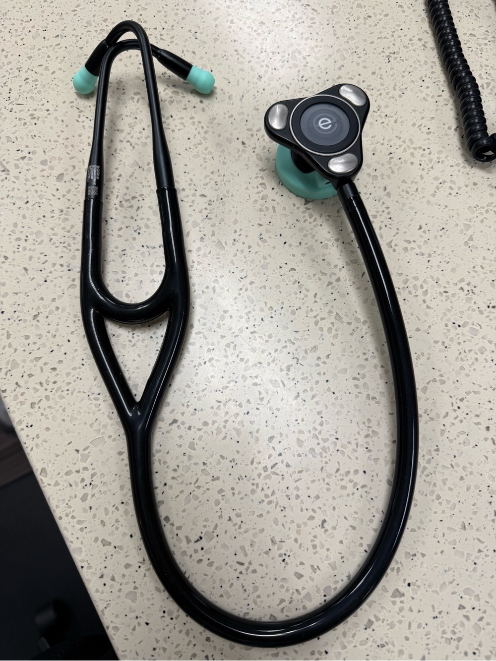 Eko 500 Black Stethoscope - Medical Diagnostic Stethoscope - Picture 2 of 4